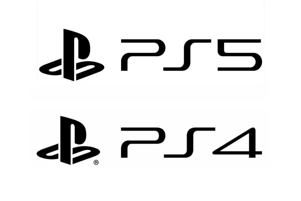 playstation 4 logo vector