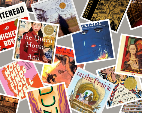 A collection of book covers.