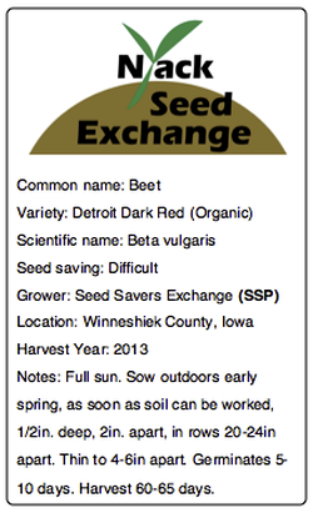 Seed Template Example